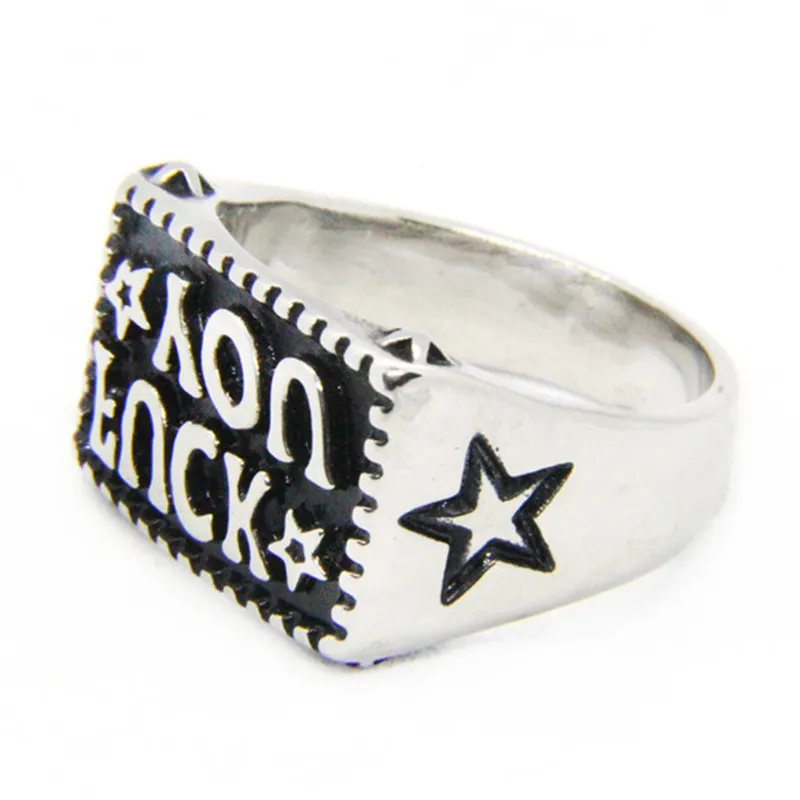lot New FK YOU Star Ring 316L Stainless Steel Fashion Jewelry Popular Biker Hip Style5472234