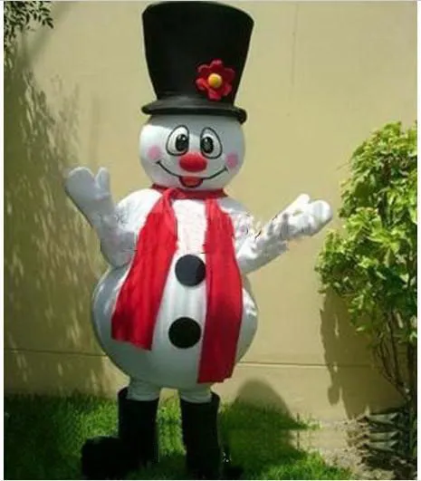 2018 Hot Sale EVA Material Snowman Mascot Costumes Walking Cartoon Apparel Custom Made Adult Size