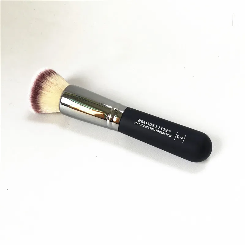 Heavenly Luxe Flat Top Buffing Foundation Brush #6-jakość Contour BB Liquid/Cream Beauty pędzle do makijażu Blender Tools
