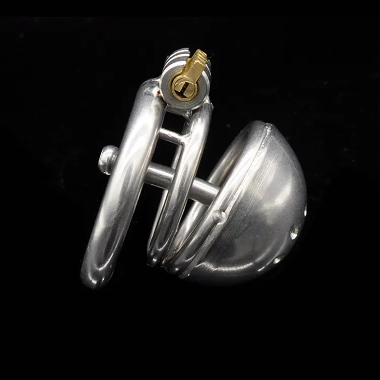 Dispositif en acier inoxydable Prison Bird avec cathéter Cage à coq ceinture anneau de pénis serrure de virginité anneau de coq A2218770393