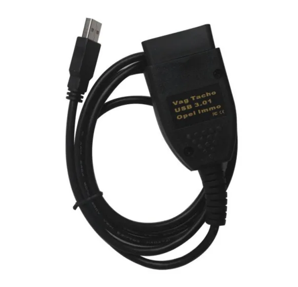 Vag Tacho 3.01 Opel Immo Airbag Diagnostic Cable Connector Vag Tacho