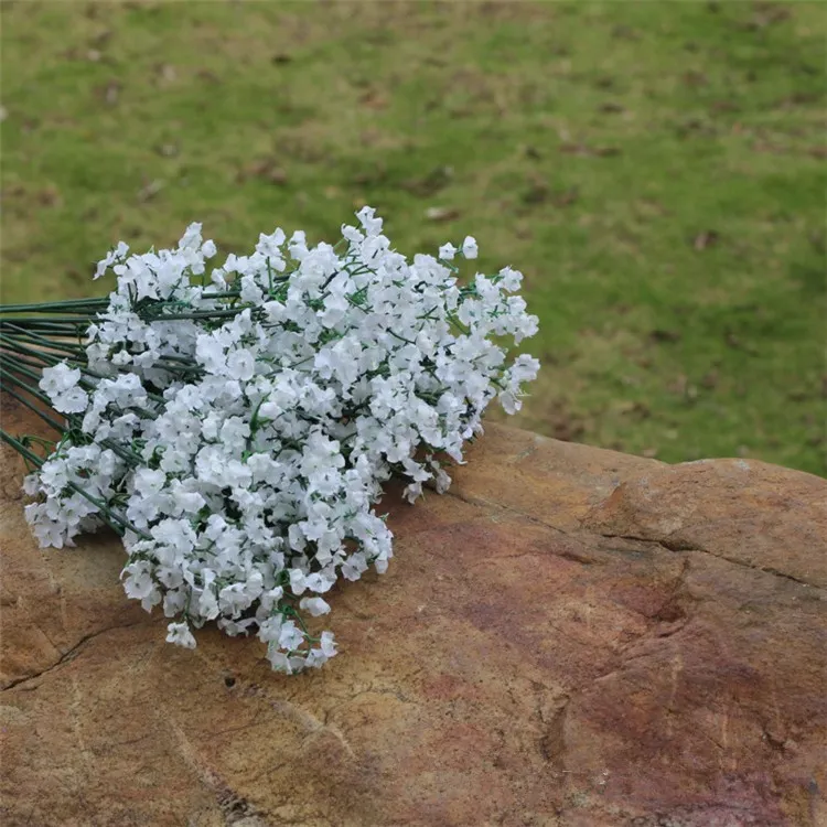 Hög quanlity / parti fina gypsophila konstgjorda blommor hem bröllopsfest hem dekoration dekorativa blommor t2i086