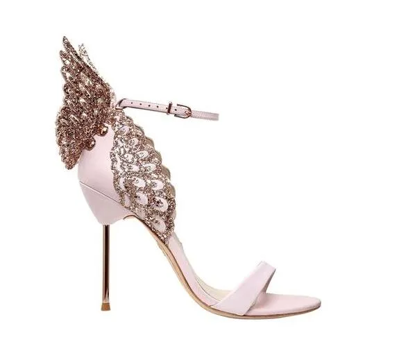 Papillon Sandal 105 Aquazzura@ Official | Butterfly heels, Butterfly shoes,  Aquazzura shoes