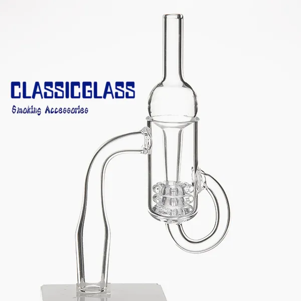 Akcesoria do palenia Diamond Loop Quartz Banger Nail Glass Carb Cap Recycler 10 14 18mm mężczyzna kobieta do fajki wodnej