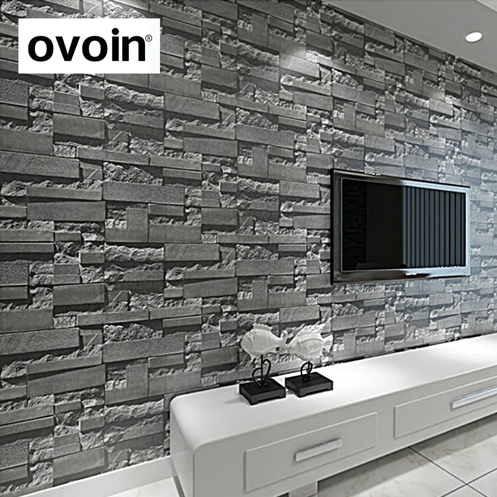 BRIK by Quality Stone  Simply Black Faux Brick Panels