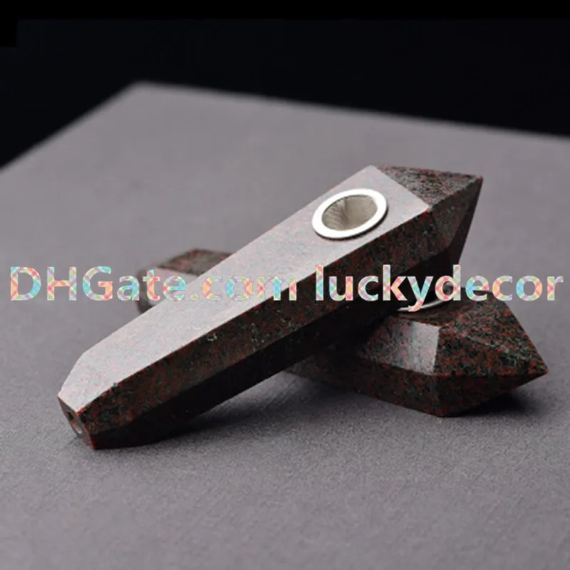 Ruby Spinel Granit Shiva Kaya Kristal Boru Kuvars Yakut Spinel Matrix Doğal Taş Sigara Boru El Cilalı Balas Ruby Tütün Boru