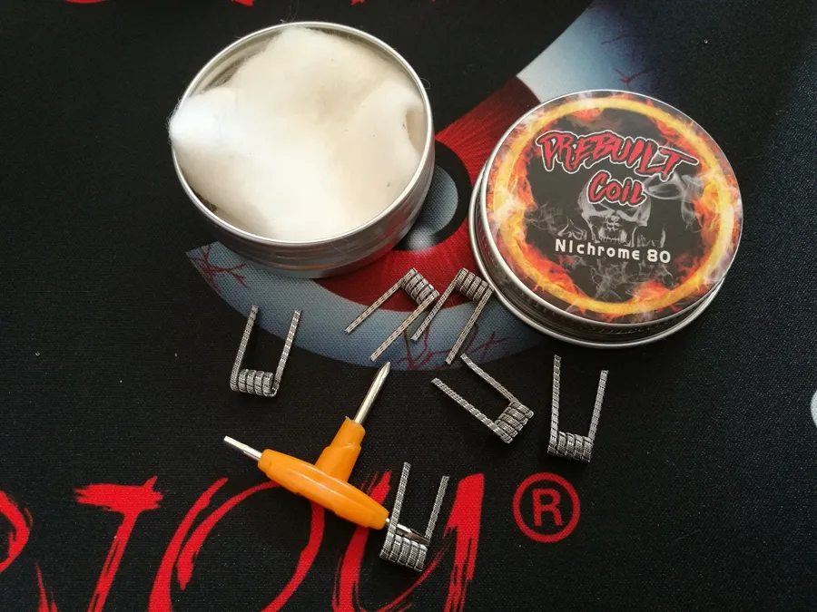 6 стилей Clapton Alien Parallel Clapton Juggernaut Gatlin Coral Snake NI80 Готовая катушка Нихром 80 Катушки с проволокой Готовые провода для обмотки