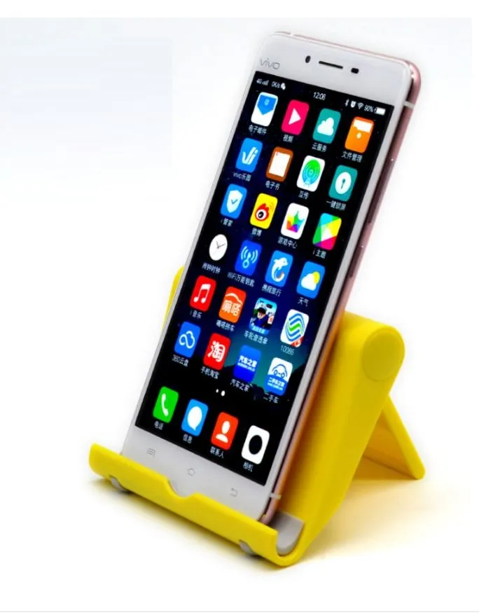 iPhone xの新たに電話ホルダーx 8折りたたみ可能な携帯電話タブレットスタンドデスクホルダーサムスンhuawei tablet8581206