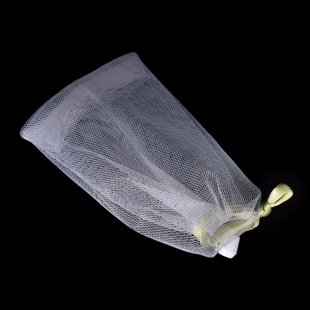 Nylon Hanging Mesh Soap Bag For Bubbles Cleaning Pack Of 4 From