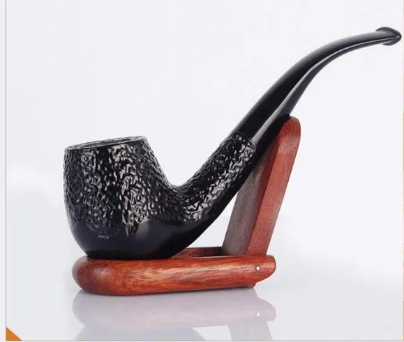 New Hot Ebony Pipe Hand-free Ebony Pipe Manico sigarette