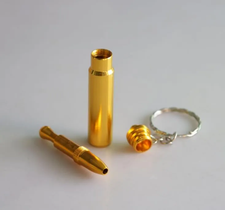 Nouvel ensemble de fumer, vente en gros de cigarettes, modélisation de balle, porte-clés, mini or, pipe amovible portable