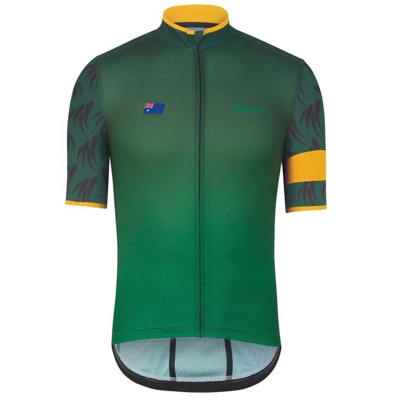 Rapha Mens 사이클링 저지 짧은 소매 셔츠 도로 경주 의류 통기성 프로 팀 자전거 Maillot 야외 자전거 유니폼 S21033145