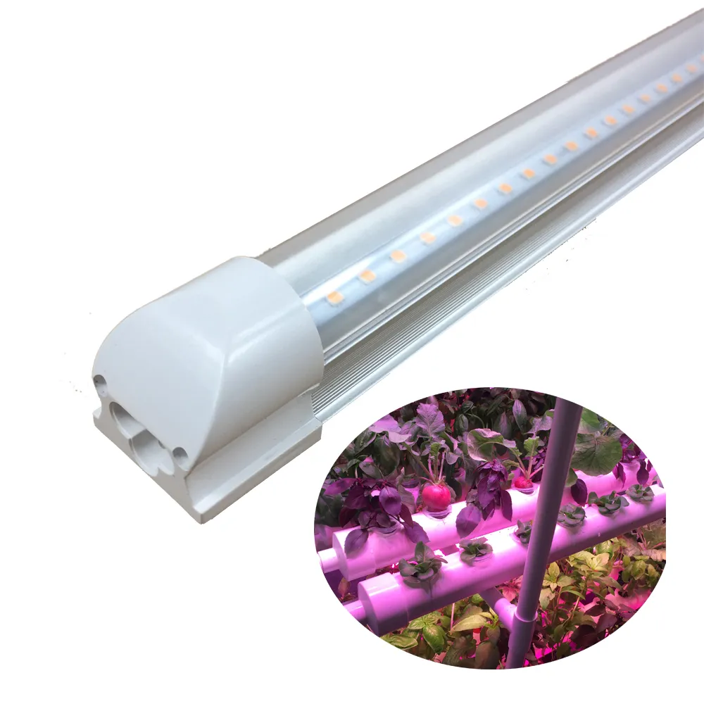 4ft 60W T8 LED Pflanzen Wachsen Lichtschlauch Vollspektrumlampe Hydroponische 