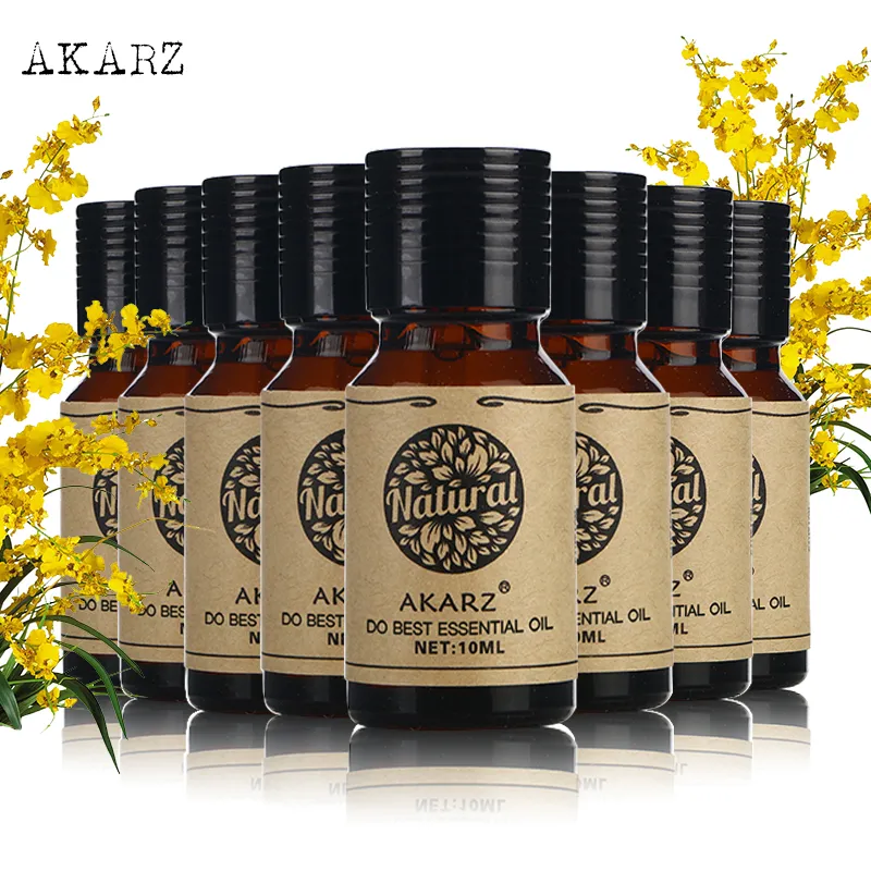 Akarz Beroemde Merk Waarde Maaltijden Tea Tree Jasmine Chamomile Pine Needle Vetiver Frangipani Bergamot Koffie Essentiële Oliën