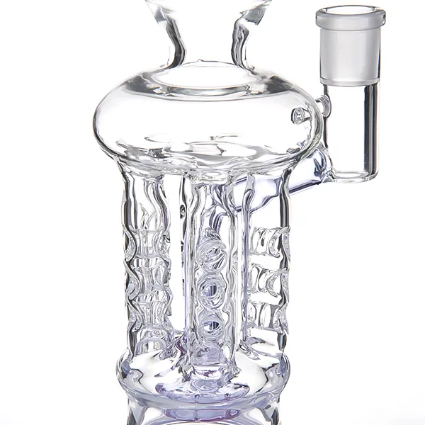 14mm Femelle Verre Conduites D'eau En Verre Banger Cintre Nail Verre Bong Pyrex Plates-formes Pétrolières barboteur Narguilés bécher 930