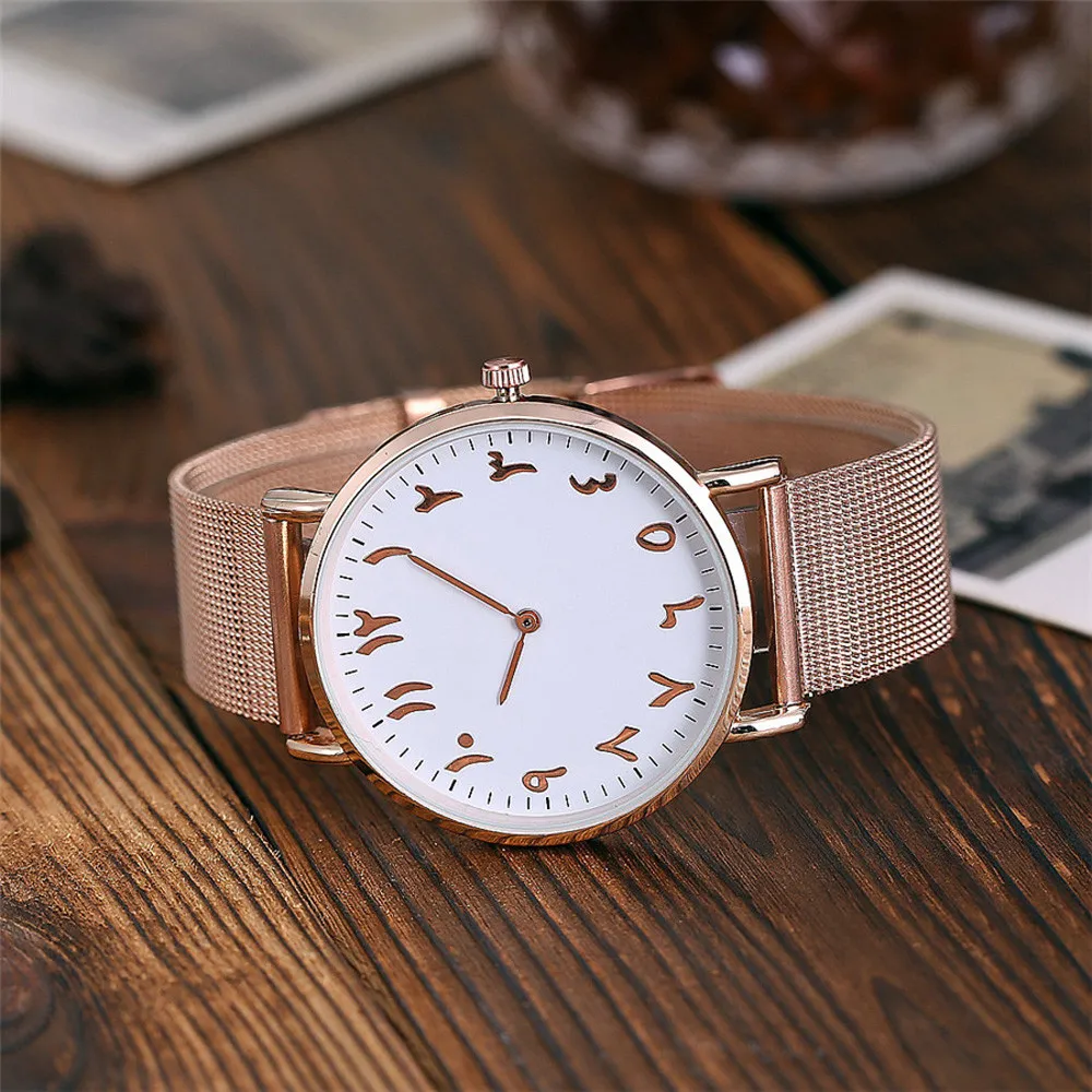 Vansvar Womens Casual Quartz Stainless Steel Analog Wrist Watch