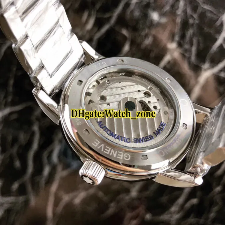 4810 Series U0116525 Orologio da uomo automatico Tourbillon quadrante nero Bracciale in acciaio inossidabile da uomo Sport economici Nuovi orologi da polso