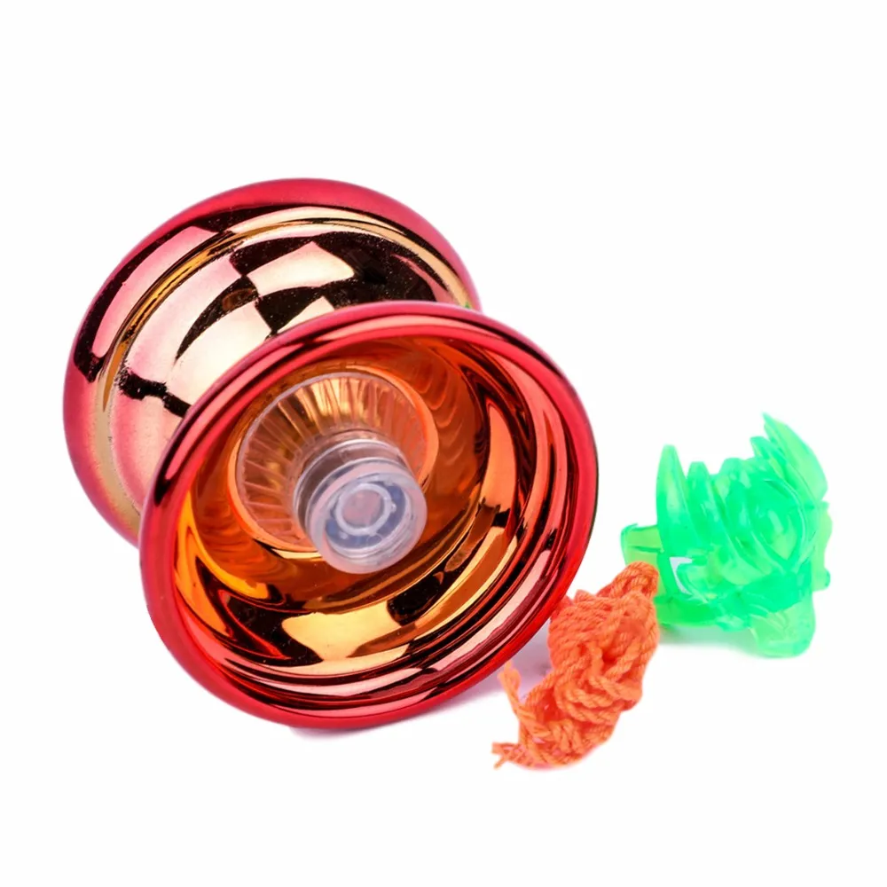 Metal yoyo High Speed Bearings String Diabolo Special Props Dead Sleep Butterfly Gradient Yoyo Playing Toy Gift For Children1656326