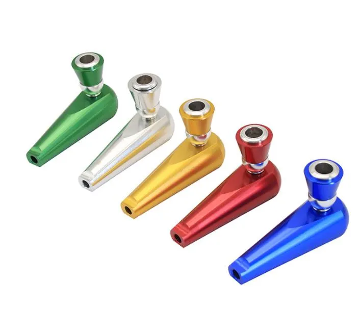 New listing, detachable creative Bluetooth headset pipes, multicolored metal small pipes