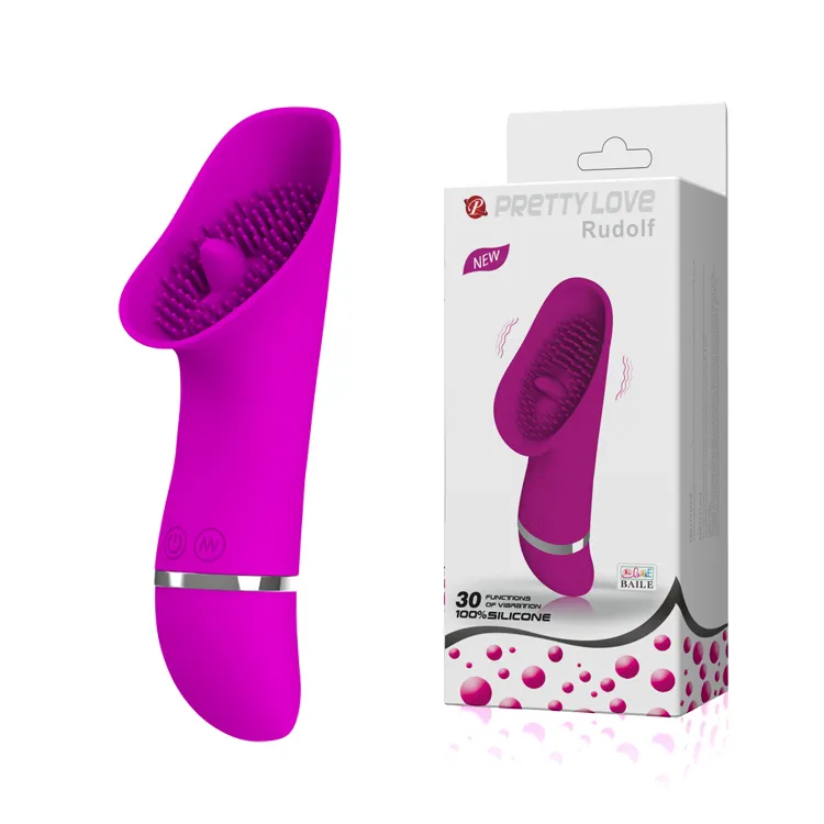 Clitoral Vibrator Toy with 30 Vibration Functions Silicone 6.1 in Length  Purple and White from Dhgate Vibrators - price 35.45