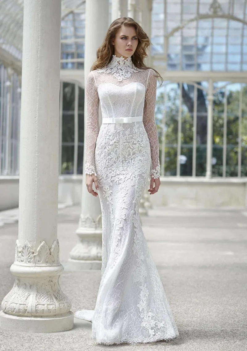Vestido de novia con botones deals
