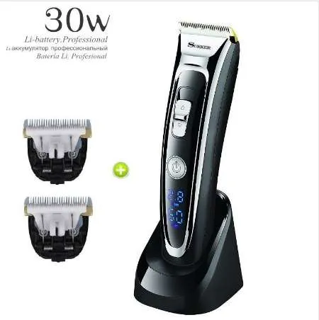 30w poderoso barbeiro profissional armador masculino aparador de cabelo barba trimer cortador de cabelo de cabelo de cabelo elétrico Ferramenta de cabelo de corte de cabelo