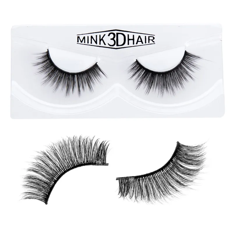 Dropshipping Nova maquiagem HANDAIYAN 3D Mink Cabelo cílios Postiços 6 Estilos Handmade Beleza Grosso Longo Suave Mink Lashes Pestana