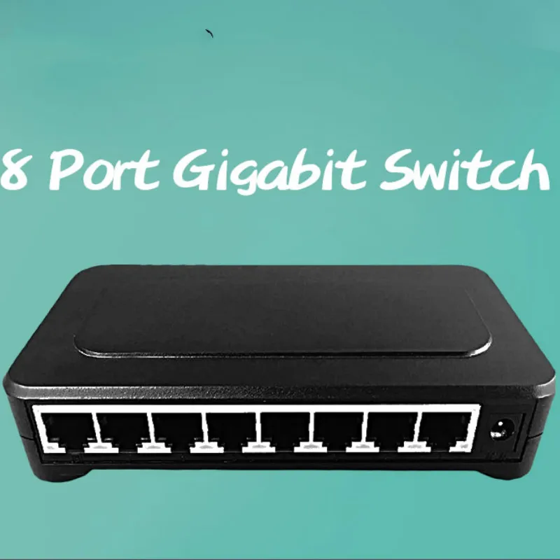 OEM New Model 8 Port Gigabit Switch Desktop RJ45 Switch 10 100