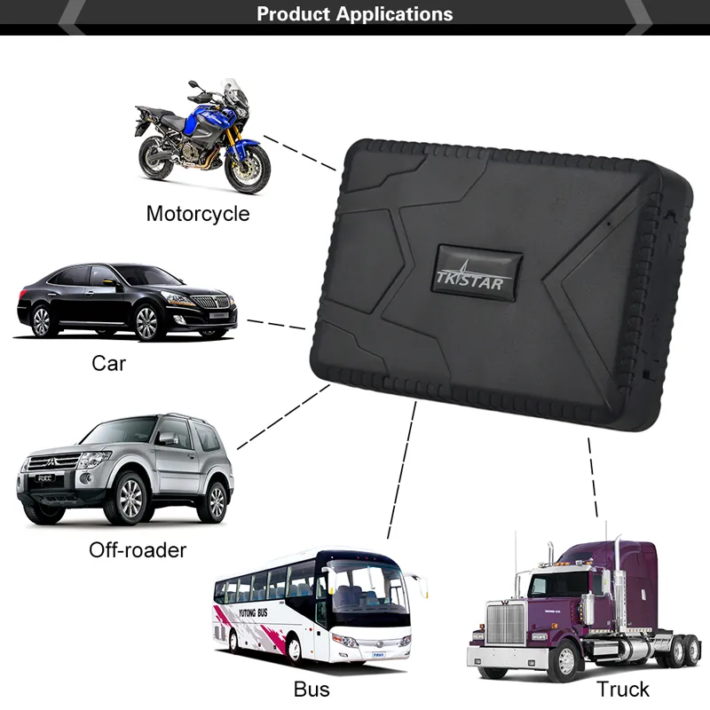 TKSTAR 10000mAh Waterproof Car Vehicle GPS Tracker with Strong Magnet ...