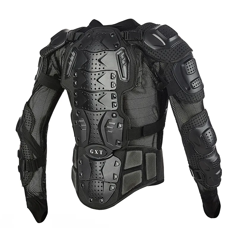 Armure de moto unisexe complète du corps veste de protection anti-chute  réspirant vêtements de motocross homme femme