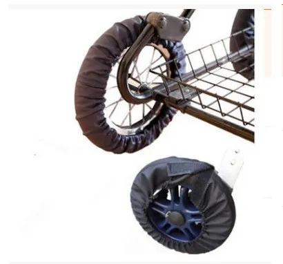Passeggino Passeggino Carrozzina per bambini Anti-sporco da copri-ruote per  sedie a rotelle da terra 2 misure per diametro 18-25 cm 12-16 cm