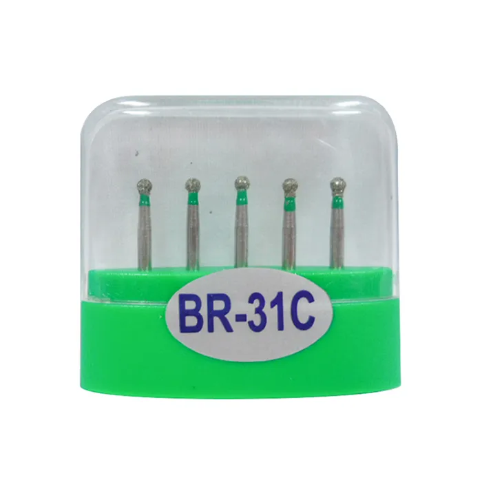 1 confezione da 5 pezzi BR31C frese diamantate dentali medie FG 16M manipolo dentale ad alta velocità Molti modelli disponibili3298648