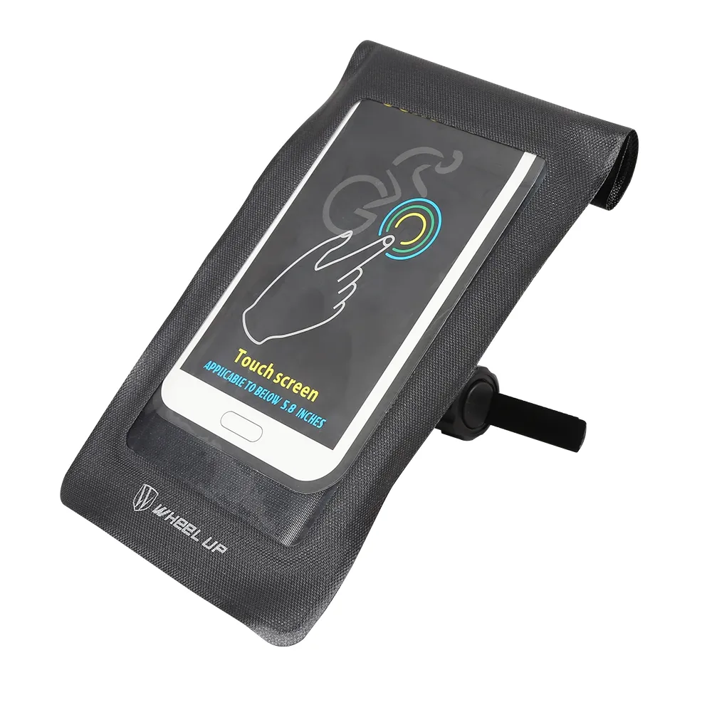 WHEELUP Bisiklet Telefonu Çantası Dokunmatik Bisiklet Gidon Bisiklet Ön Kılıfı 5.8 inç içinde boyutu ile cep telefonları için Uygun