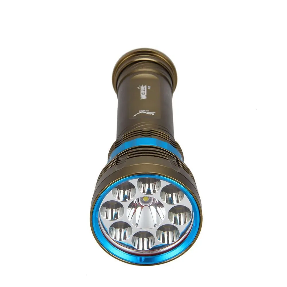 Lampe de poche xm-l2 LED pour plongée sous-marine