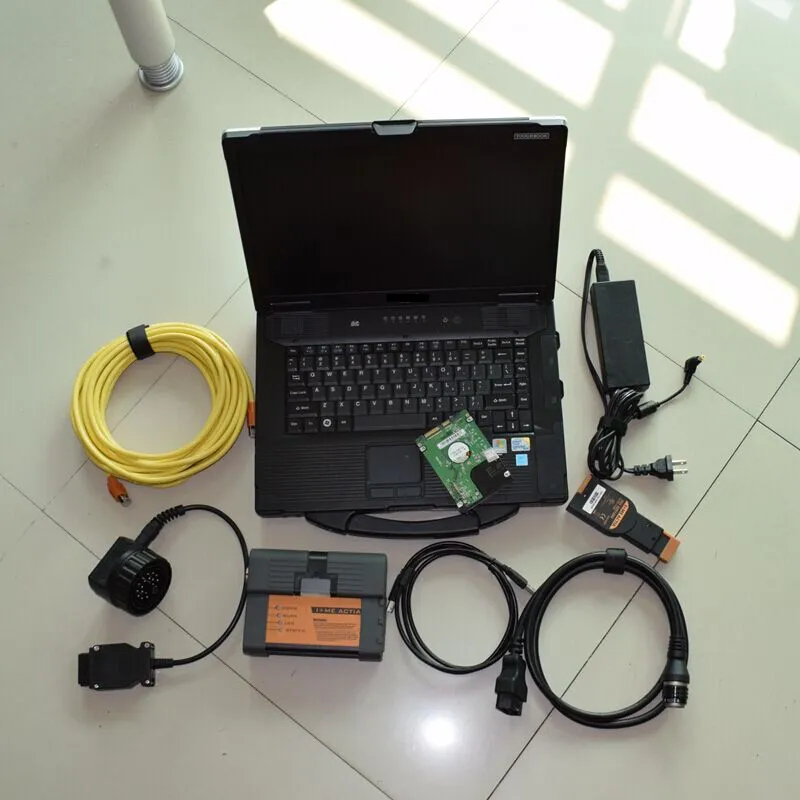 W przypadku narzędzia do programowania diagnostycznego BMW ICOM A2 HDD 1000 GB z laptopem notebookowym CF52 gotowy do pracy