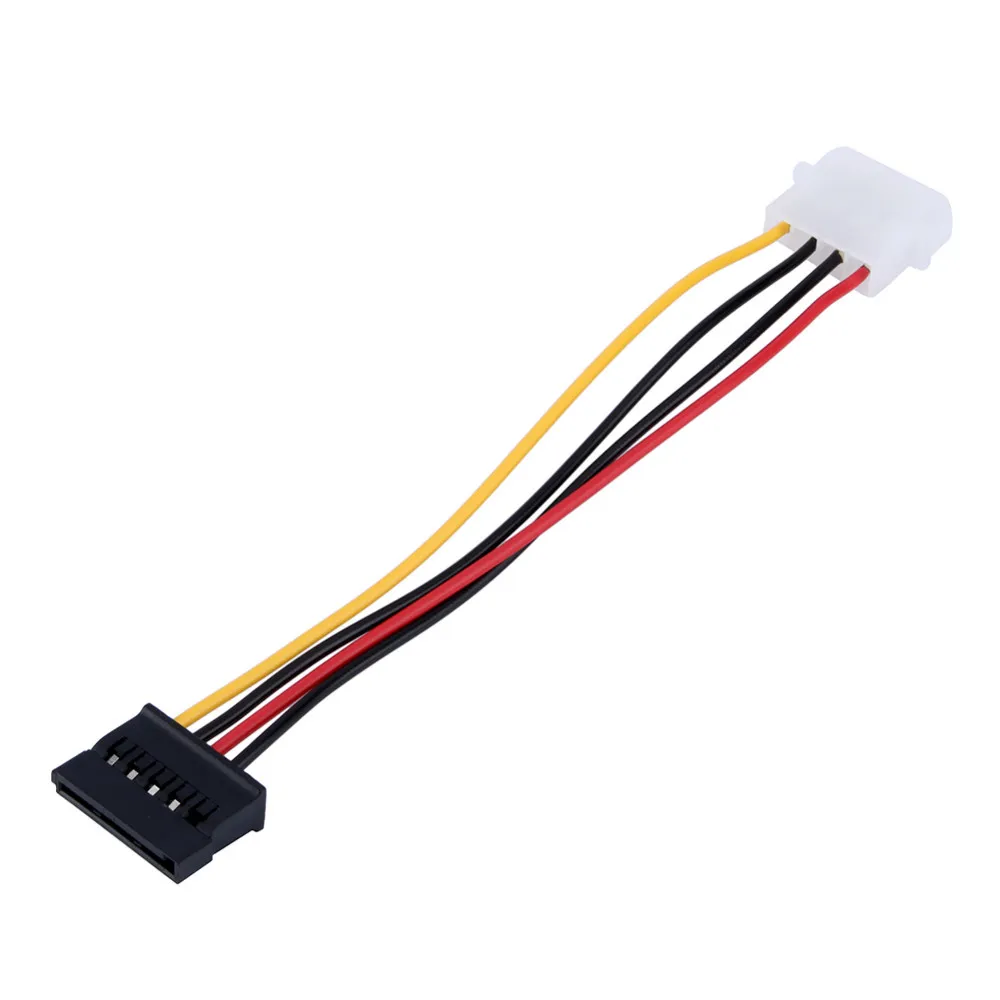 Cable Alimentación IDE A SATA YACSEJAO - 1 A 5 Conectores - 18cm - Para Discos Duros PC
