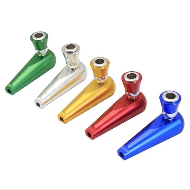 New listing, detachable creative Bluetooth headset pipes, multicolored metal small pipes