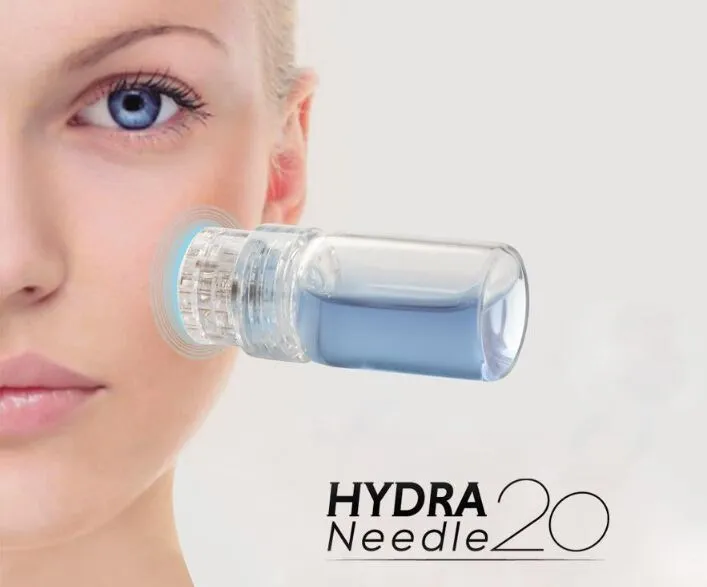 5 Stück Hydra Nadel 20 Pins Aqua Micro Channel Mesotherapie Gold Nadeln Fine Touch System Derma Stempel Hautpflege CE