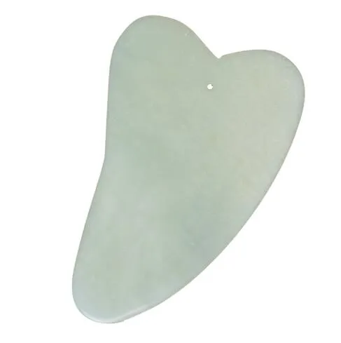 Gua Sha Facial Leętto Narzędzie do masażu Guasha Chiński Naturalny Jade Kamienne Narzędzia Skrobujące do twarzy Sludmy