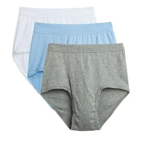 Men's Cotton Briefs Underwear 3-Pack - Low Rise Soft Underpants In Multi Colors - View #10