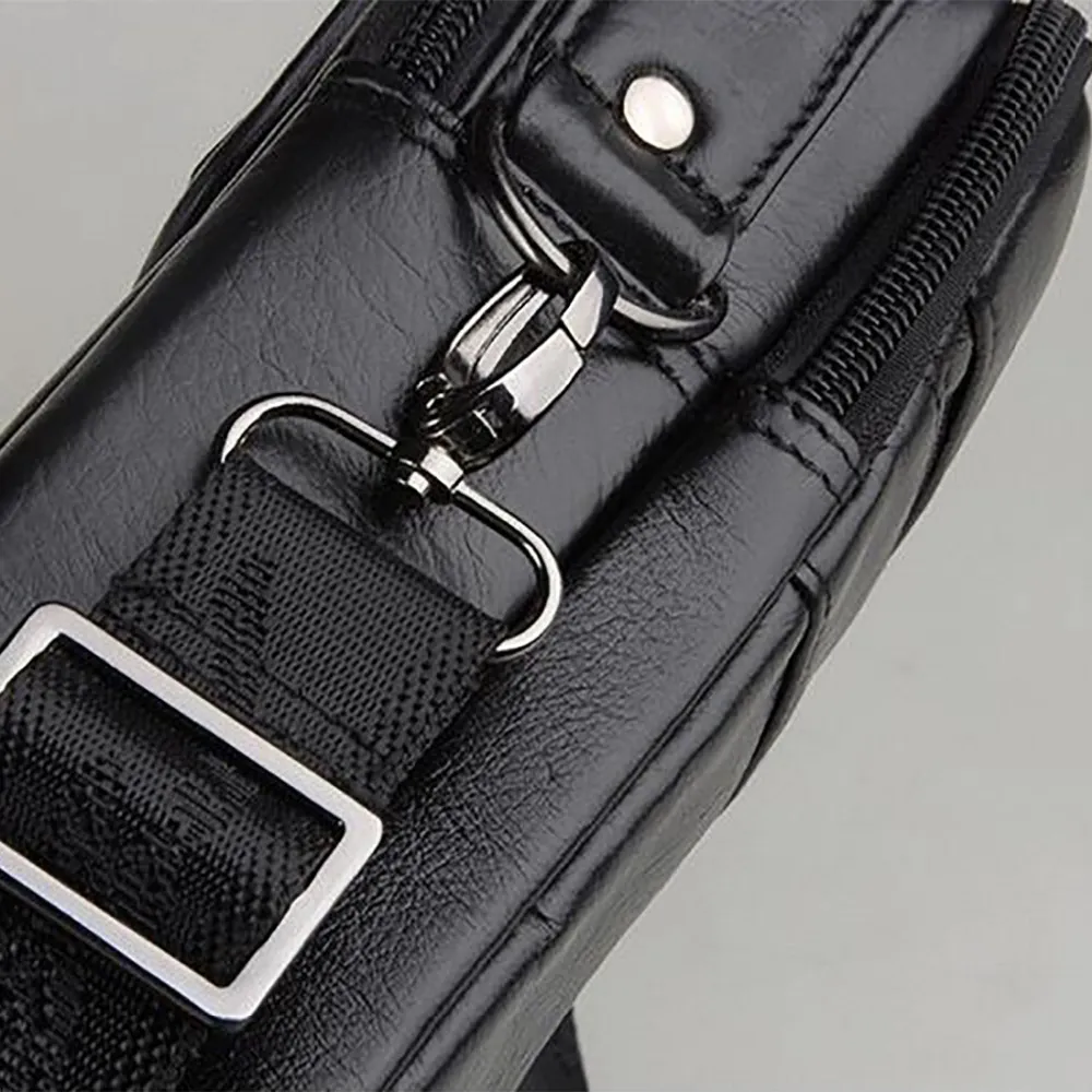 100% Echt Lederen Tas Top-Handvat Mannen Tassen Mannelijke Schouder Cross Body Bags Messenger Kleine Flap Casual Handtassen mannen Tote Bag271s