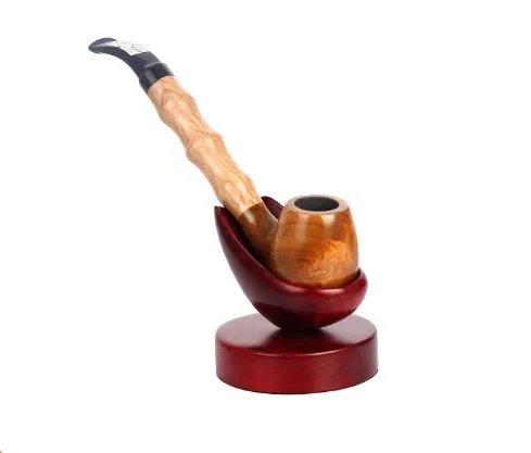 Pipe en bambou, poteau en bois de santal vert, seau droit, amovible et lavable, passe pour fumer