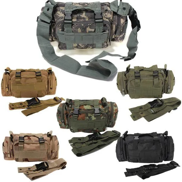 Utomhus sport camouflage ryggsäck ryggsäck camping vandring midja väska pack- multi färg alternativ för att resa med många fickor