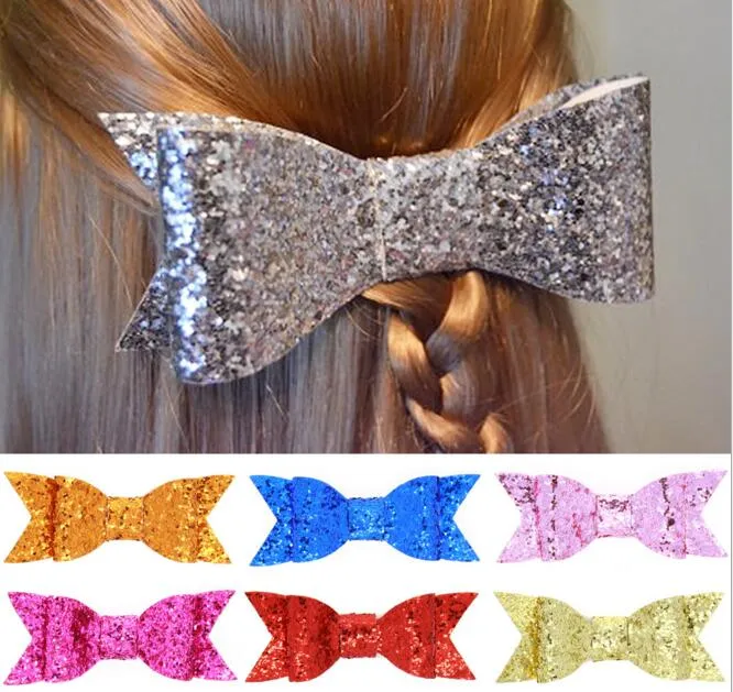 16 cores baby girl cany cor grande arco presilhas Hair Design bowknot clipes Crianças Headwear Crianças Hairpin meninas cabelo do bebê acessórios de cabelo