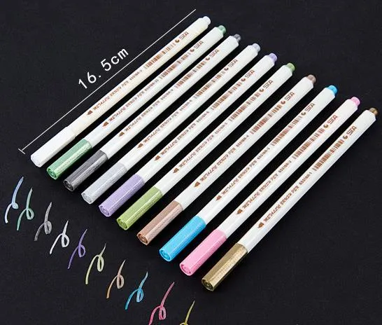 Sta Pen Metallic Painting Art Fine Tip Supplies Supplies Marker Paint Pens School Writing Supplies Party Favors Higds