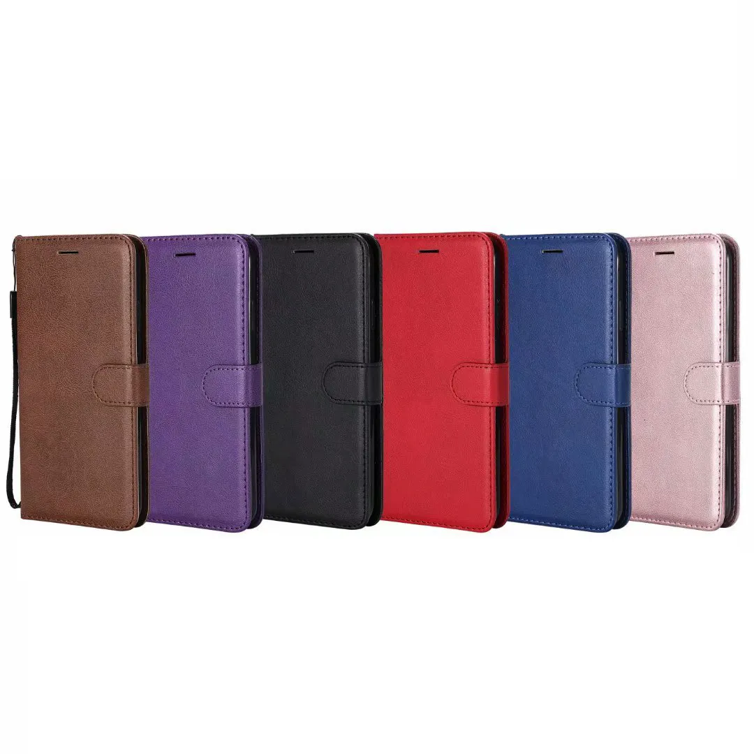 PU Wallet Lederhüllen für iPhone 15 plus 14 13 12 Pro 11 XR XS max 8 7 6 SE2 5 5S Galaxy Note 20 M33 5G M53 Telefon Flip Cover ID -Karten -Slot TPU -Buch Mobiltelefonpoßgurt