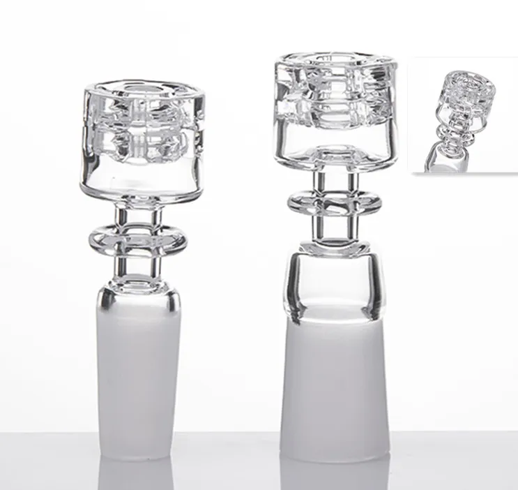 2018 DHL Diamond Knot Quartz Nail Domeless avec joint givré, ont également ce style quartz enail