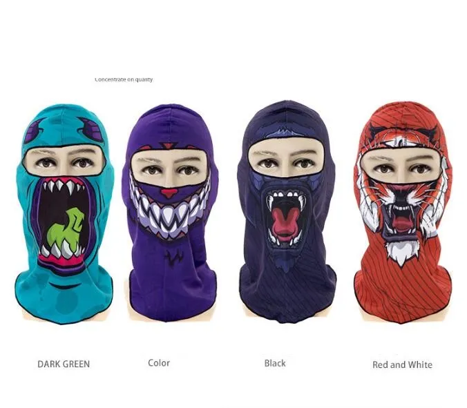 3D Printing Skull Masks Multi Function Bandana Ski Sport Motorcycle