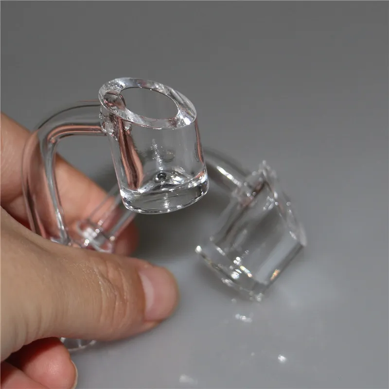 Smoking Female Male 10 14 18 mm Quartz Nails 4mm Thick 100% Pure Quartzs Banger Nail Domeless Glass Bong Retail