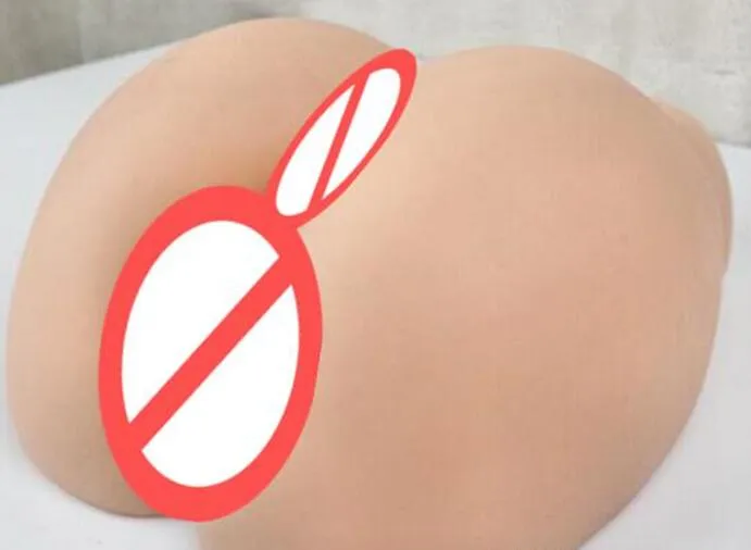 Сплошная силиконовая сексуальная кукла задницы задницу Жизненный размер вагина подделка для Menmale Masturbators Sex Products Full3385483